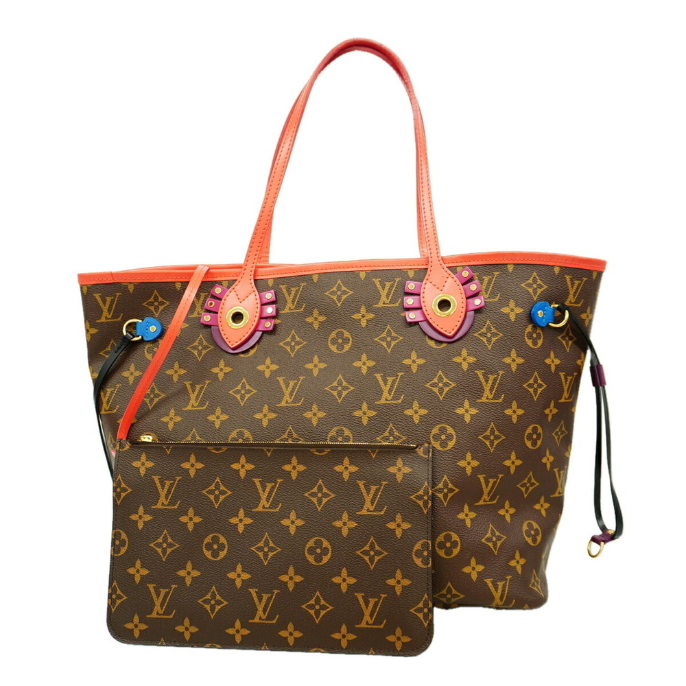 Louis Vuitton Monogram Totem Neverfull MM Tote Bag M41663 Flamingo (Women's)